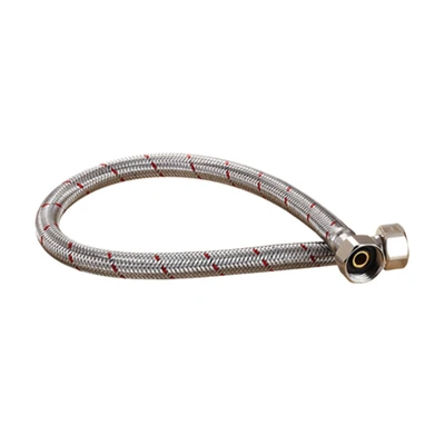 304 [red silk] braided tube -304 steel cap 80cm