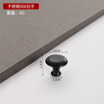 906 medium black with 20 long screws (150 PCs/box 3000 pcs/piece)