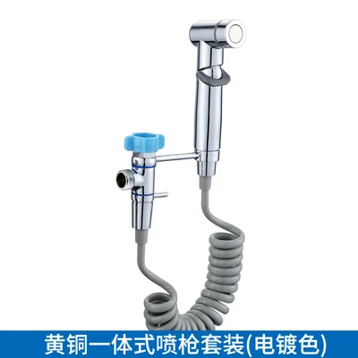 C4 ---- Xiamen electroplating ABS spray gun brass integrated bracket