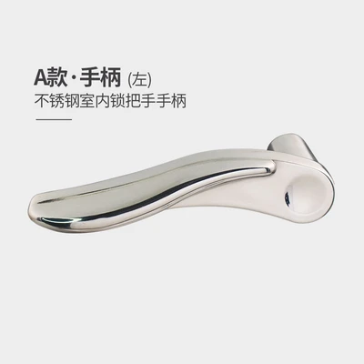 Left [interior handle] Stainless steel A- left open