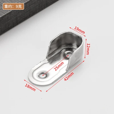 Stainless steel 2-hole, 1.0mm thick, 16mm tube