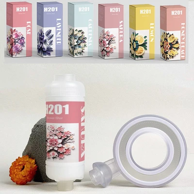 【sa-21】201 red cherry blossom + space ring shower