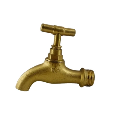 【lt-36】4 points zinc alloy flat mouth yellow spray paint [slow opening]