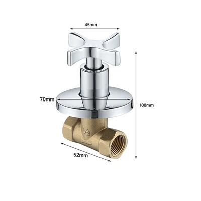 Af-010 four-point maple impeller concealed valve