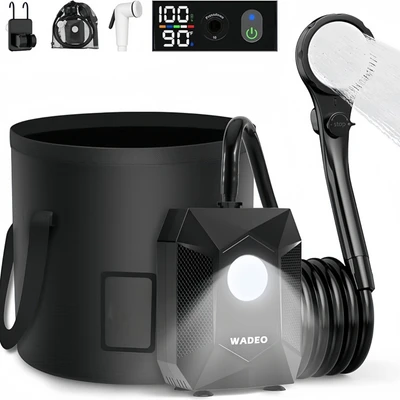 【hw-31】6000 mah + night light + bucket + white spray gun