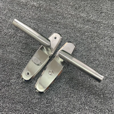 Stainless steel bathroom lock f type 125 hole spacing without lock tongue