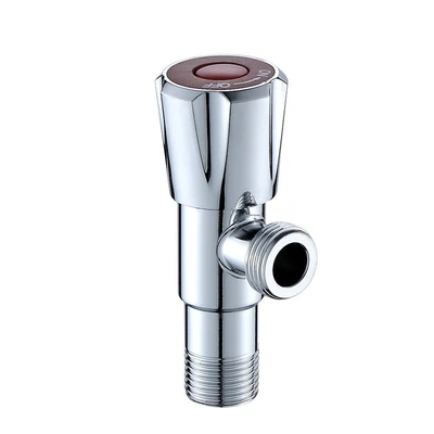 E 201 electroplated angle valve copper core copper rod five-discrimination wheel