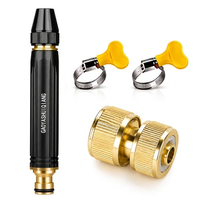 Boxed [metal] black king kong nipple water gun + aluminum water + 2 buckles