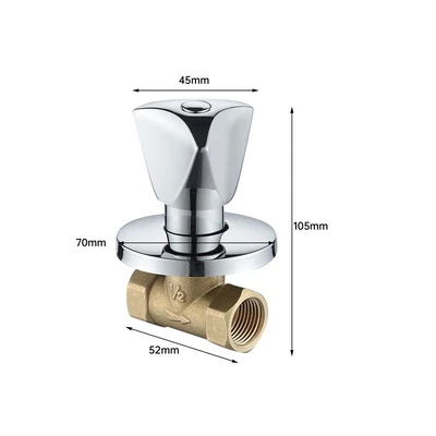 Af-001 four-point three-sided wheel concealed valve