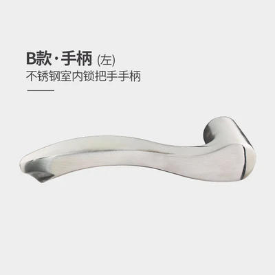 Left [interior handle] Stainless steel B- left open