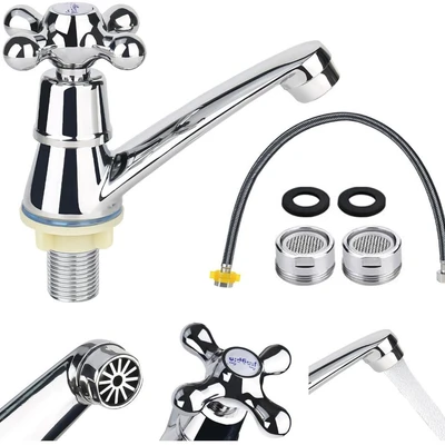 A5 model-alloy 96 basin + hose + 2 mesh nozzles, copper core, abs plum blossom handwheel