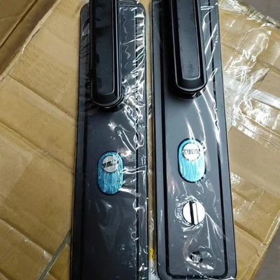 Gray [handle] new 07 double pull spring (dark gray) door thickness 5cm