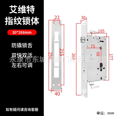 Everett 35x 270 Fingerprint Lock Body
