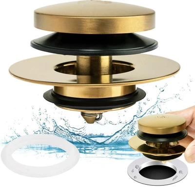 Type f - professional model - brushed gold - bathtub bounce core