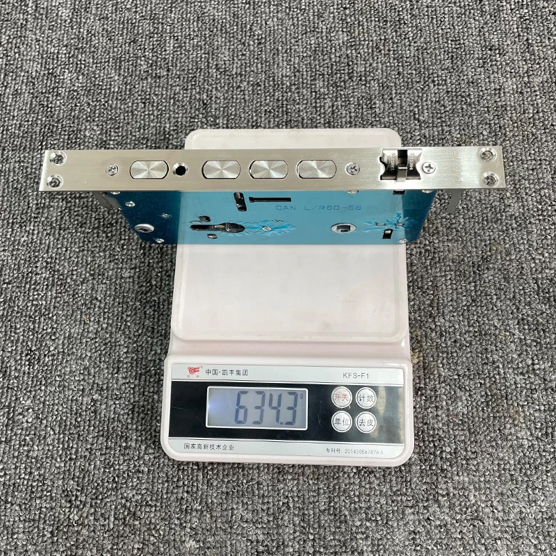 Ca Fake Hook Anti-Fingerprint All-Steel Lock Body 24*240 Fixed Hook Card Single-Speed Password Lock Body Smart Lock