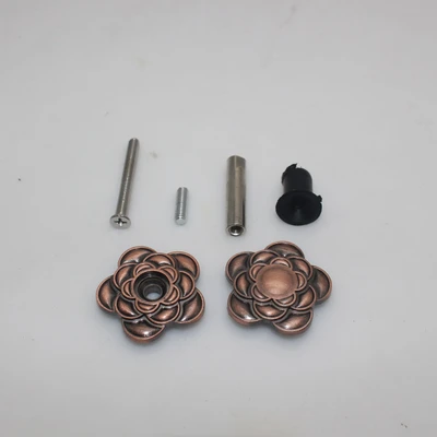 [Hole plug] No. 2 plum blossom red ancient style (with screws)