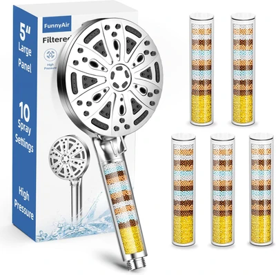 【sa-239】024 silver hand spray + 5 filter elements