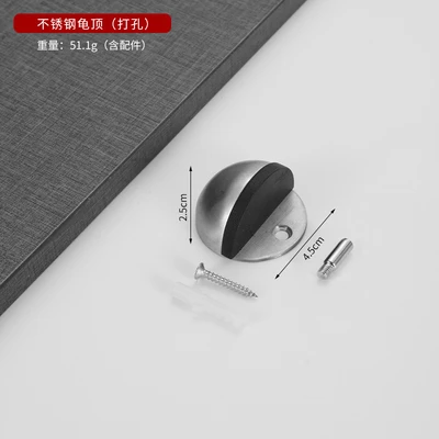 Single-hole, non-magnetic, natural color bags (with fixing nails and screws) = 400 pieces/piece