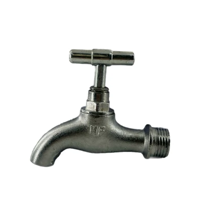 【lt-37】4 pieces of zinc alloy flat mouth chrome plated [slow opening]