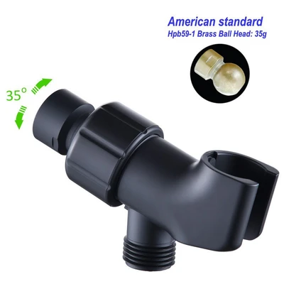 【zj-19】【us standard】 black american-style bracket, xiamen copper ball head