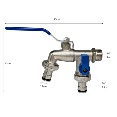 【lt-02-1】with two washing machine nozzles [blue]