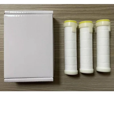【sa-44】snowflake drip filter cartridge 9.4cm long - 3 pack