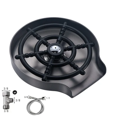 304 gun Ash cup washer +80 long 304 hose + copper European gauge tee