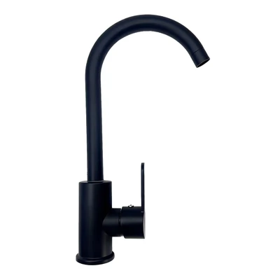Matt black—pvc kitchen hot and cold faucet