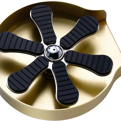 H1 series 304 gold six leaf cup washer 9 hole custom out of stock