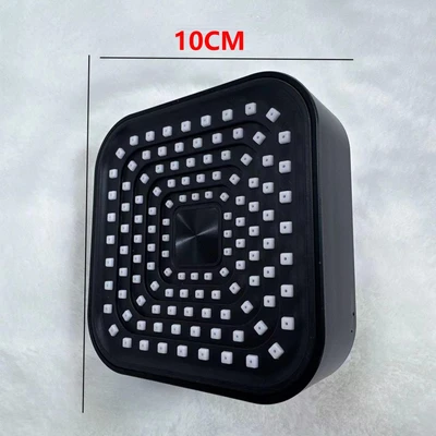 F-diameter 10CM black square top spray