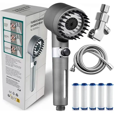 【sa-39】【type c kit 3】+ 1.5m silver steel pipe + 5 filter cartridges + xiamen american standard bracket
