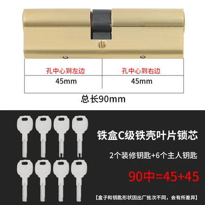 Space no. 4 iron shell blade 90 medium