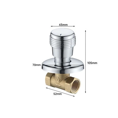 Af-006 four-point five-ring wheel concealed valve