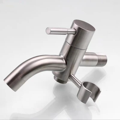 [stainless steel] brushed dual-purpose faucet