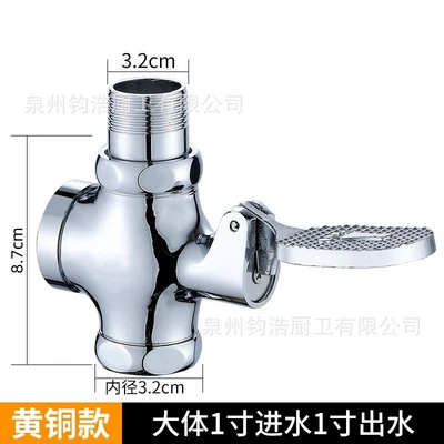 [copper] generally 1.0inch foot flush valve