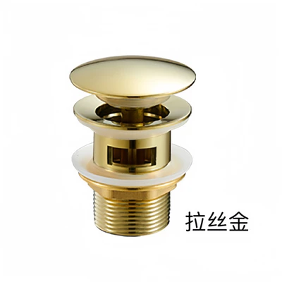 Full copper inner core large cover [brushed gold] (minimum order: 100)
