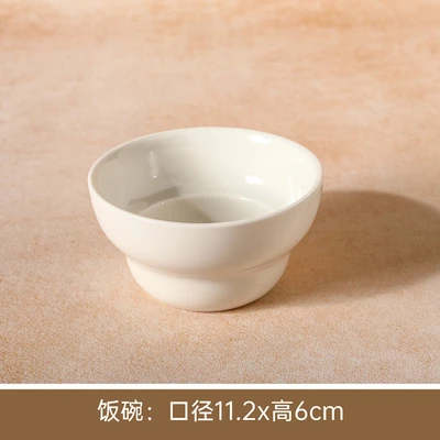 Ceramic hot pot oil draining bowl (without filter)