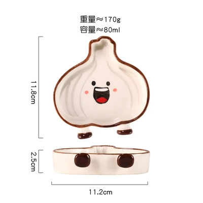 Big garlic dish