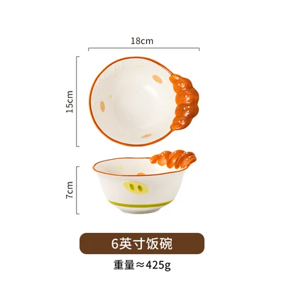 6inch x rice bowl
