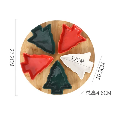 Christmas Tree Round Platter