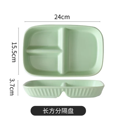 Rectangular divider-green