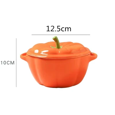Pumpkin ears with cover bowl