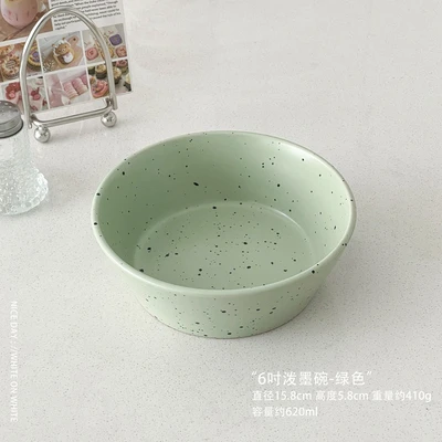 6inch splash ink bowl-green