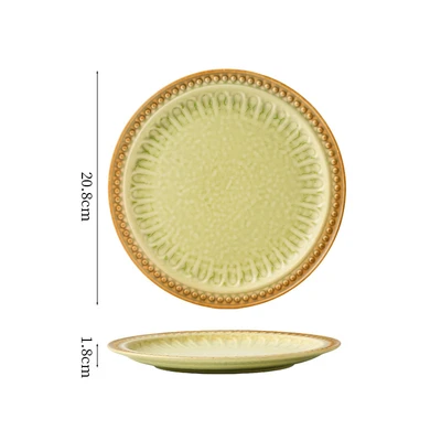 8inch Deep Plate - Yellow