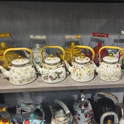 1.2 liter flat bottom pot with random patterns 24 pcs/box