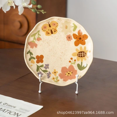 8.5inch graffiti plate | Butterfly