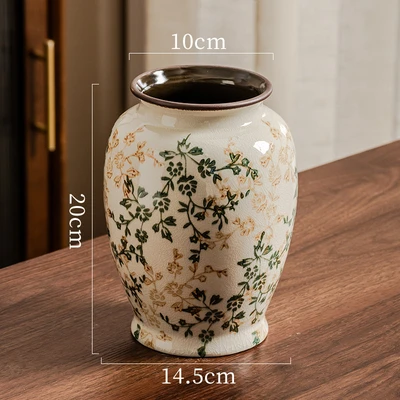 Green and brown floral yb20 (14.5*10*20cm)