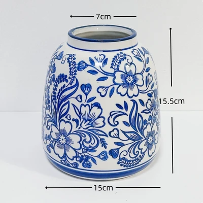 Blue and white dd15 (15*7*15.5cm)