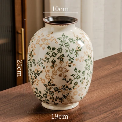 Green and brown floral y25 (19*10*25cm)