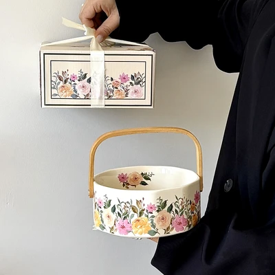 Rose basket - model a, heavy-duty handle